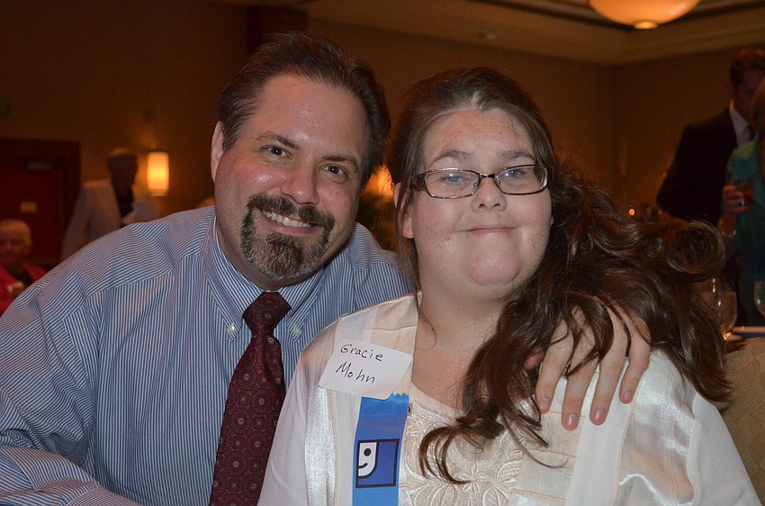 Ben Shulok and 2014 Employee of the Year, Gracie Mohn