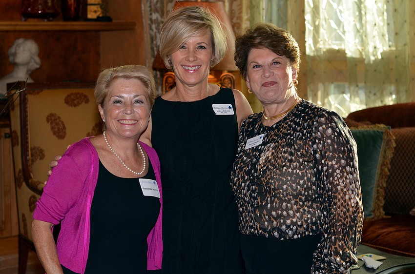 Alexandra Jeanroy, Linda Driggs and Fran Lambert