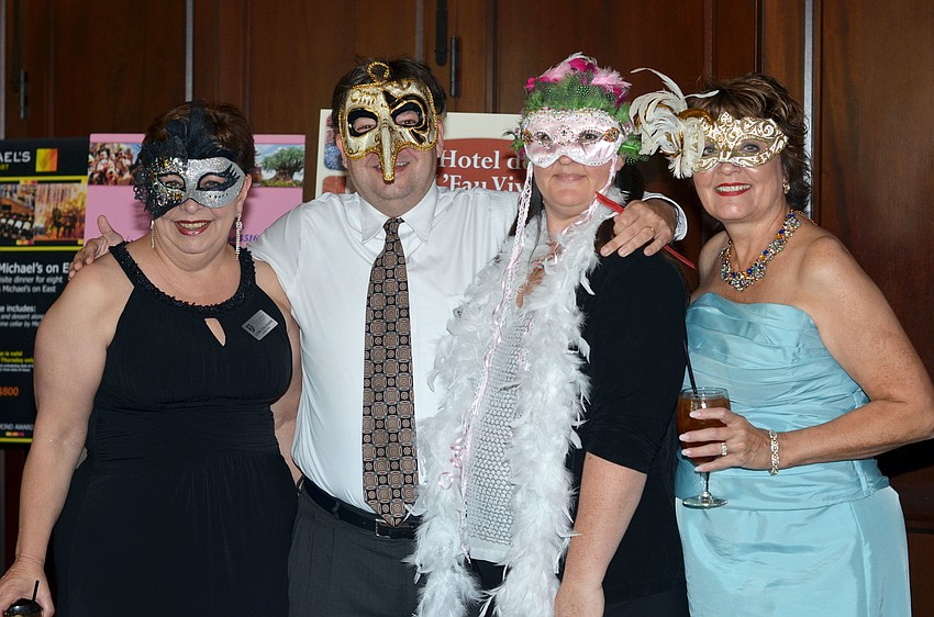 Leona Collesano, Michael and Caroline Brown and Kat Walter