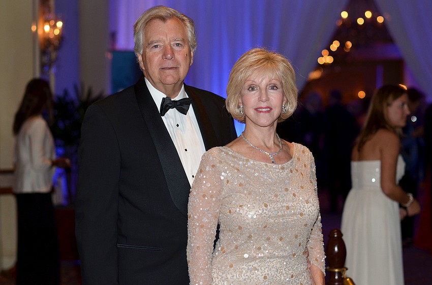 Tim Clarke with Chairwoman Susan Gilmore-Clarke