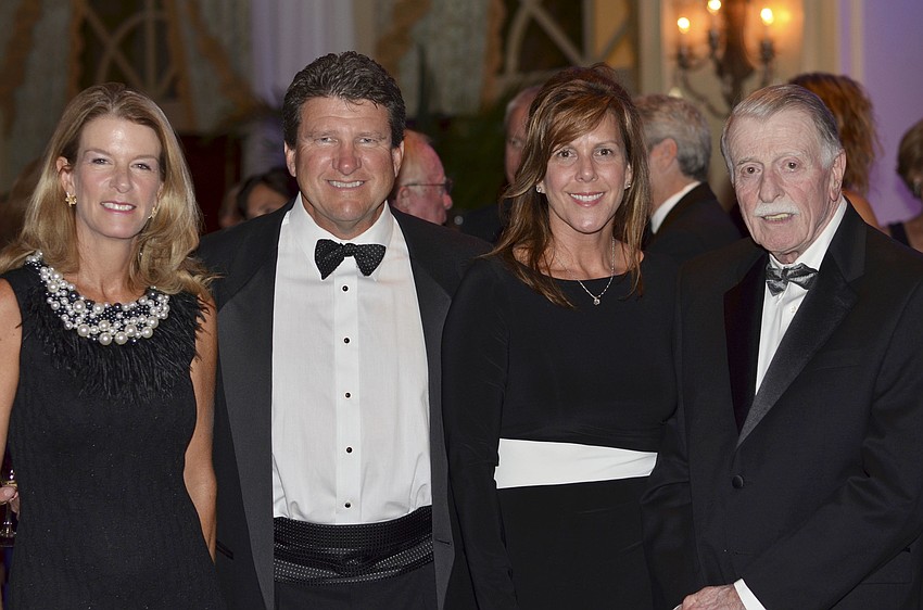 Elizabeth Moore, Hugh and Karen Miller and Jean Beckstein