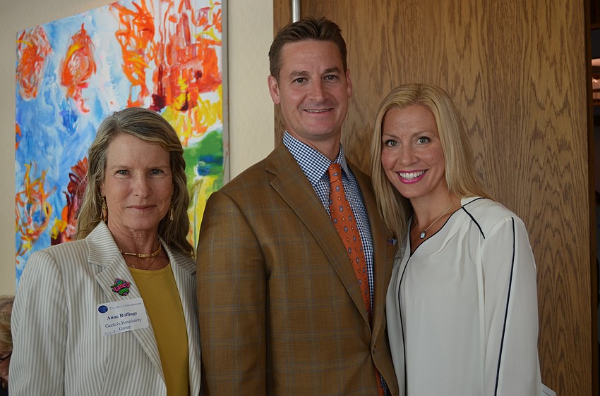 Anne Rollings with Rep. Greg Steube and Jennifer Steube.