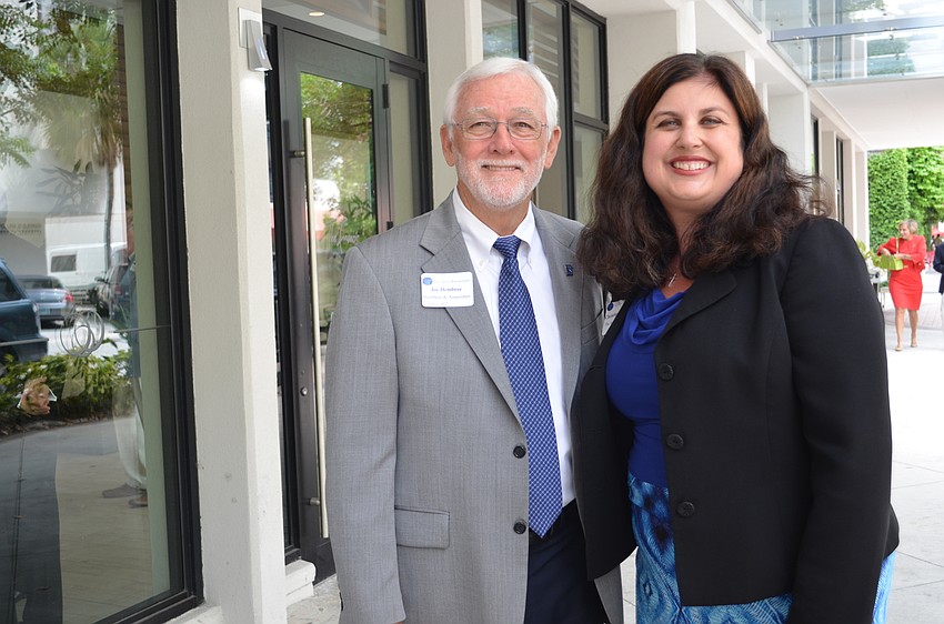 Argus Foundation President Joe Hembree and Executive Director Christine Robinson.