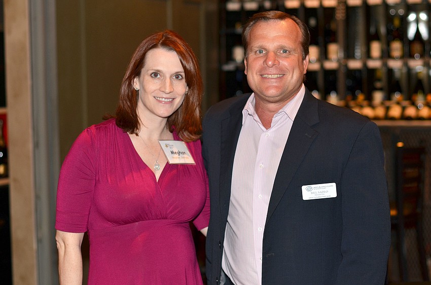 Chairwoman Meghan Serrano and Bill Sadlo