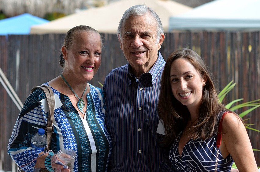 Ethna and Ted Wishnie with Sarah Wertheimer