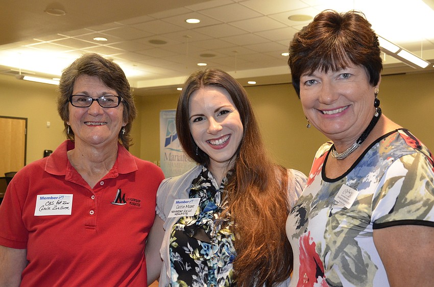 Carole Zoellner, CBS Pop Inn, Caitlin Moore Netweave Social Netorking, and Sharon Barhorst, WelcomeMat Service