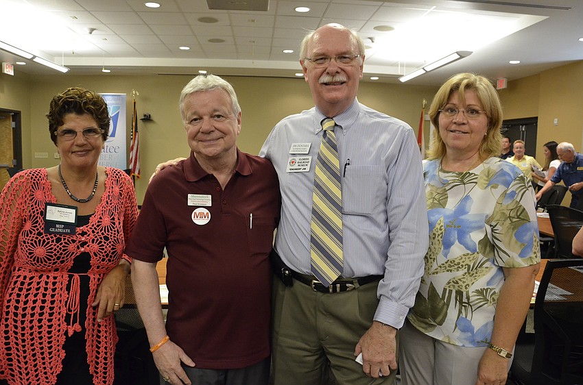 Sylvia Jones, Patty Pet, Paul Erickson, Mannatech Real Food Technology Solutions, Jim Zientara, Raymond James, and Brenda Bates, Braden River Rehabilitation Center