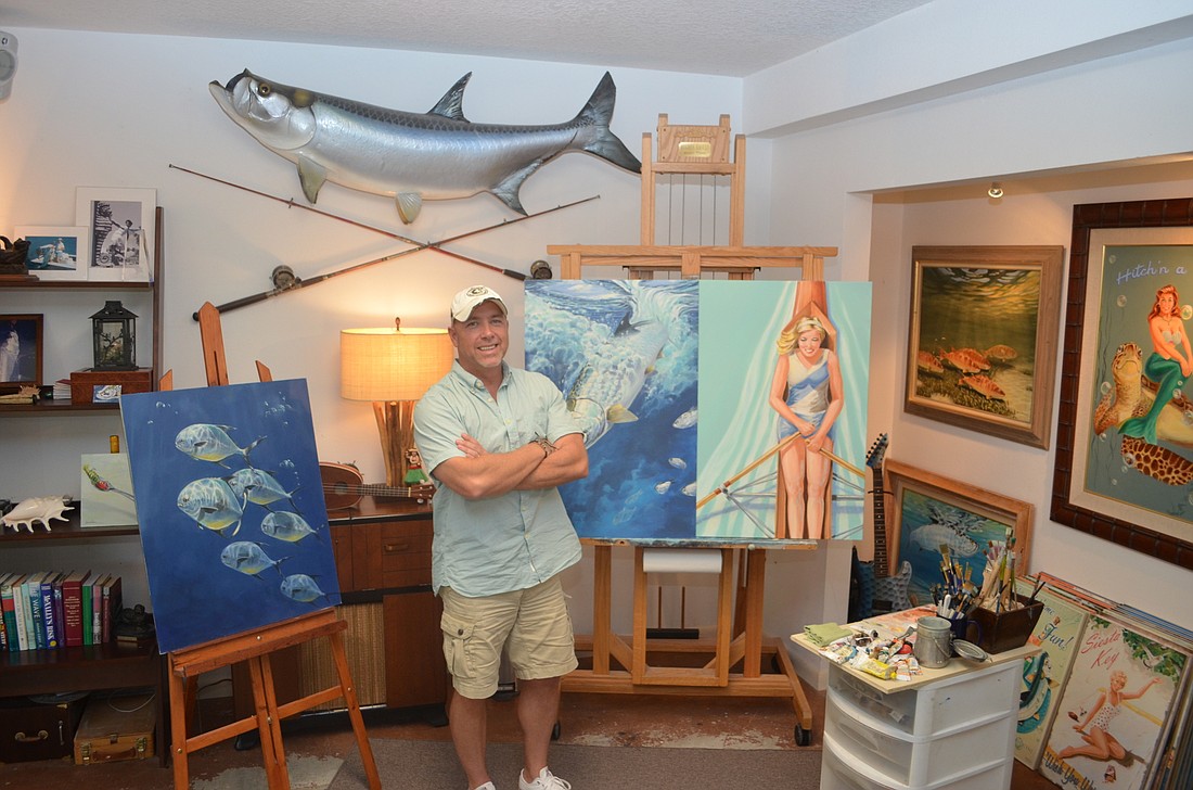 Brendan Coudal through his coast and retro art has found not only a passion but a living.