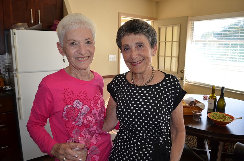 Isabel Boniuk and Sandy Brown