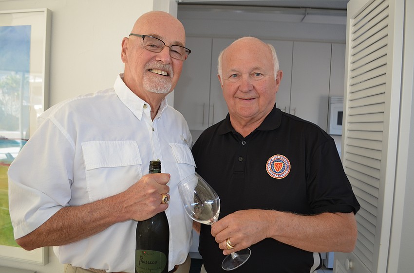 Event hosts Paul Saxton and George Muller