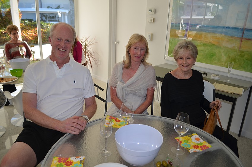 Fraser and Jo Johnson with Linda Ware