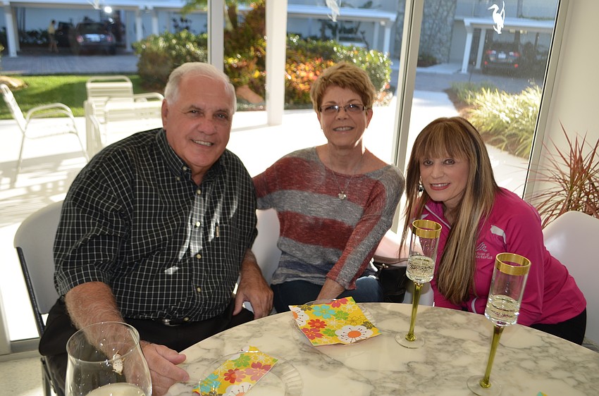 Jacques Fortin, Kathy Saxton and Barbara Bertelle