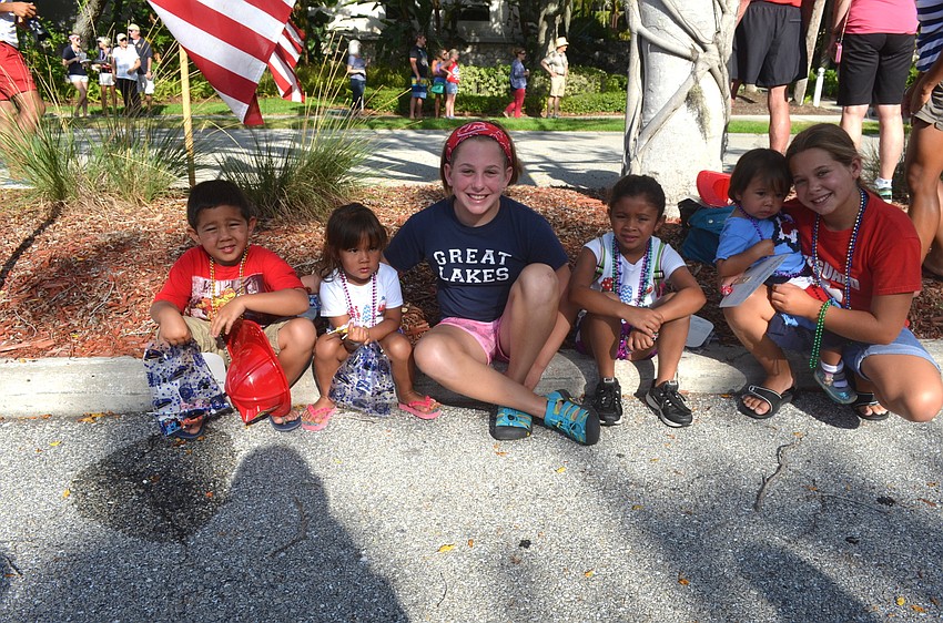 John and Laura Zink, Sterling Stewart, Maria and Sophia Zink and Lucie Steward
