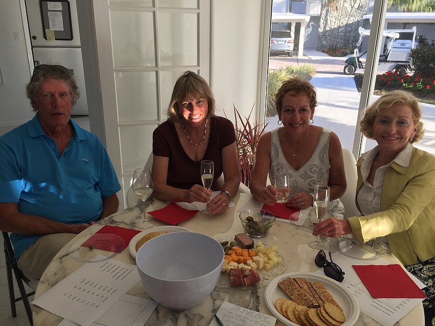 Dick and Donna Johnson, Danielle Ross and Micheline Cholette