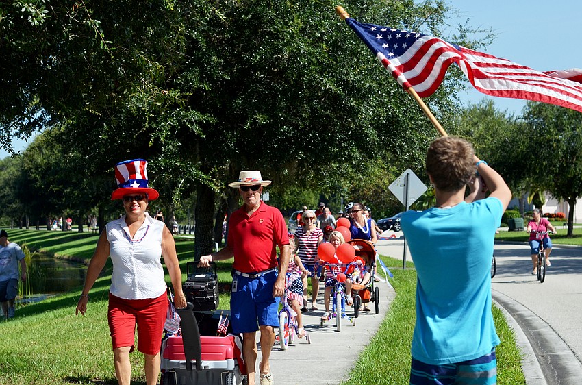 The GreyHawk Landing Community hosts its 4th annual 4th of July Parade