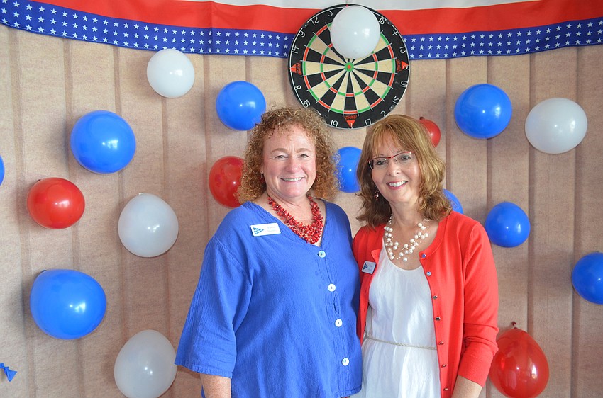 Social chairs Karen Murphy and Sue Ghezzi