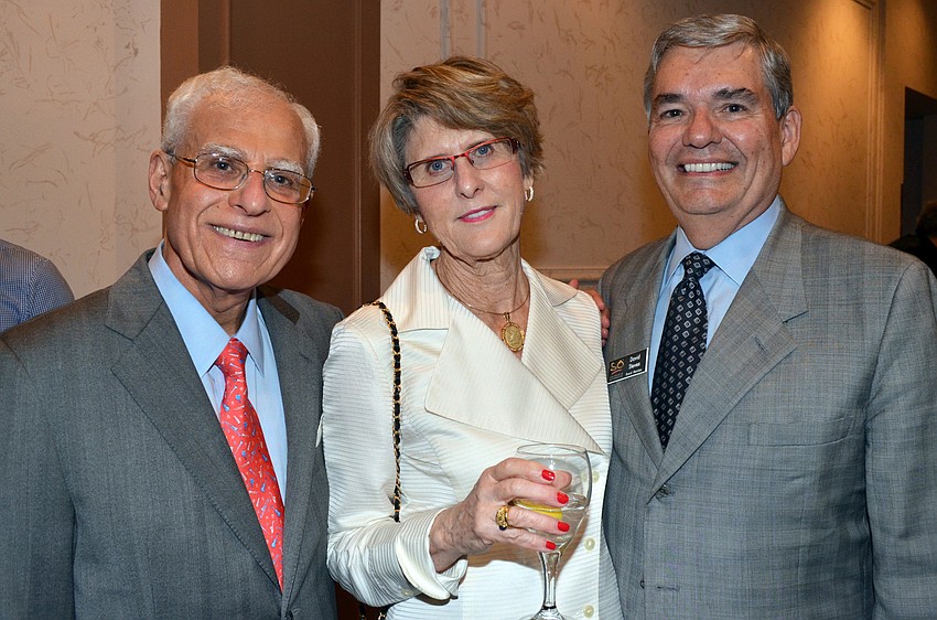 Zuheir Sofia with Pamela and David Steves