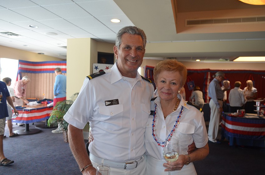 Governor Bob Chalson and Vice Commodore Lynn Smith