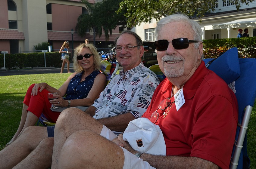 Joan and Steve Walker with Bill Walker.