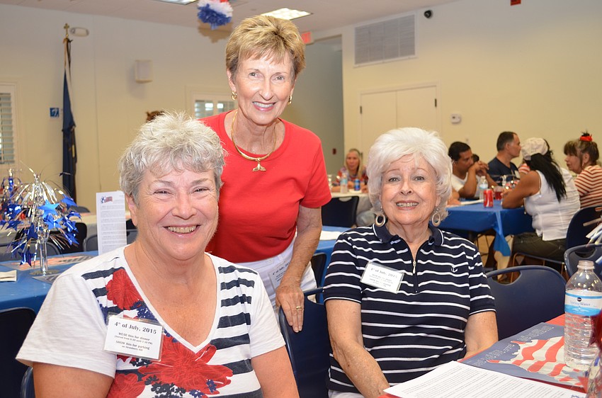 Sheryl Lazzarotti, Pat Hudome and Marilyn Panhorst