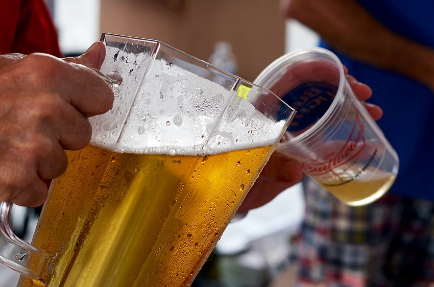 Guests enjoyed food and drinks at the Siesta Key Chamber of Commerce's Fourth of July Fireworks Celebration VIP Party.