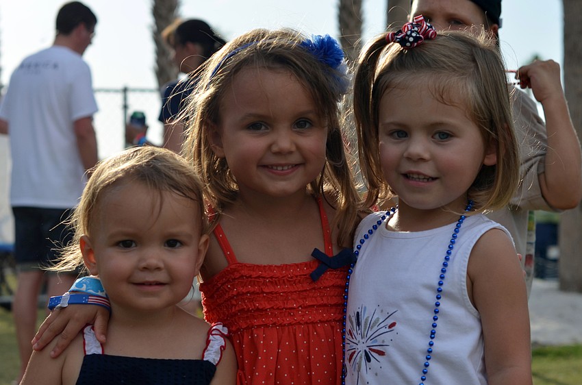 Lyla and Jessie Ochsendorf with Emma Granthon