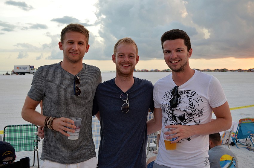 James Matyear, Ash Pearson and Pete Hinton