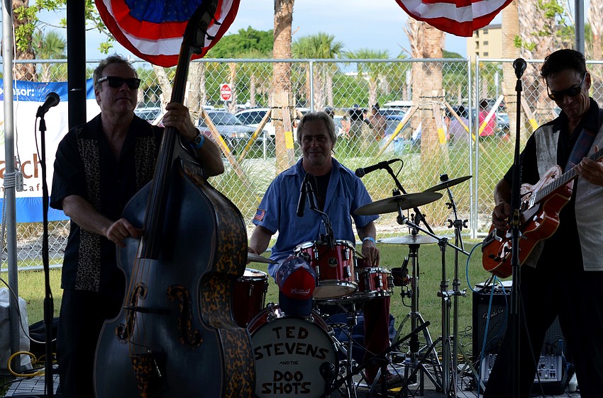 Ted Stevens and the Doo Shots played live music during the Siesta Key Chamber of Commerce's Fourth of July Fireworks Celebration VIP Party.