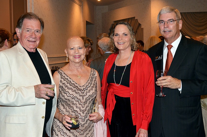 Ed Alley, June LeBell, Charlie Lenger and Billy Robinson