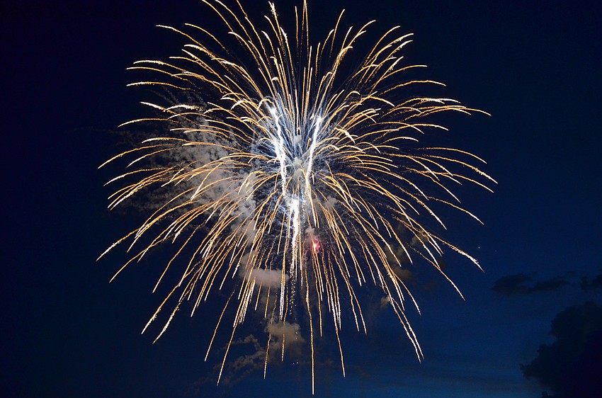 Thousands gathered on Siesta Key Beach to watch the Siesta Key Chamber of Commerce 25th anniversary Fourth of July Fireworks Celebration.