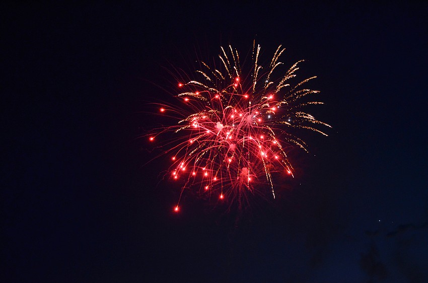 Thousands gathered on Siesta Key Beach to watch the Siesta Key Chamber of Commerce 25th anniversary Fourth of July Fireworks Celebration.