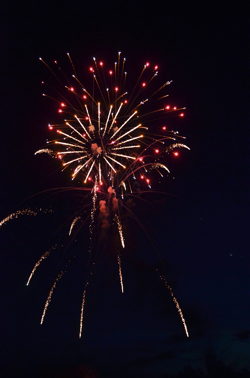 Thousands gathered on Siesta Key Beach to watch the Siesta Key Chamber of Commerce 25th anniversary Fourth of July Fireworks Celebration.