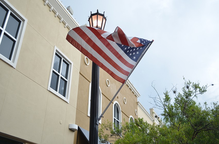 Main Street was decked in Independence Day regalia for the weekend's festivities.
