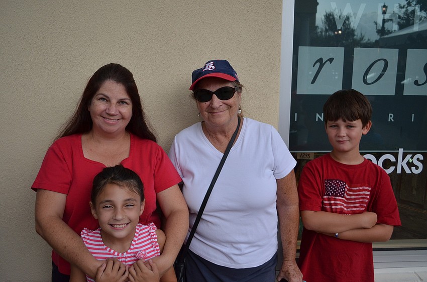 Kim Hinkle, Gracie Hinkle, Carolyn Hinkle and Nick Hinkle