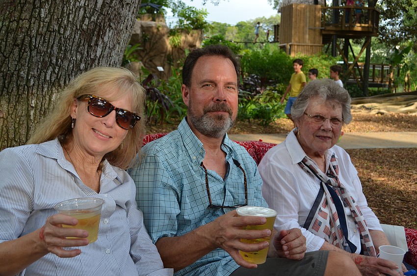 Katy and Dan Brandes and Lyla Brandes