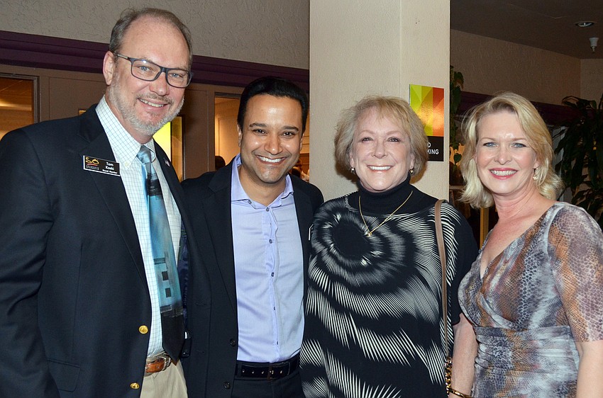 Tom Koski, Bharat Chandra, Sherry Koski and Veronica Brady