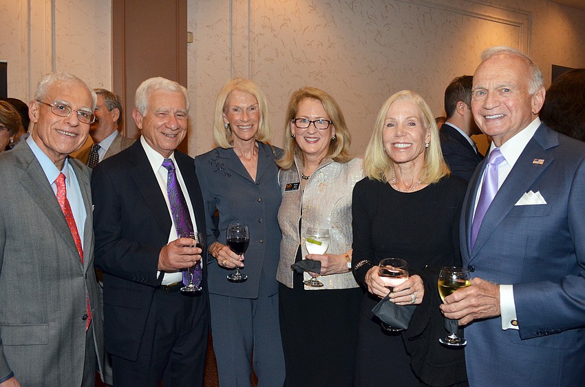 Zuheir Sofia, Larry Milas, Gail Goldrath, Susan Sofia and Gail and Skip Sack