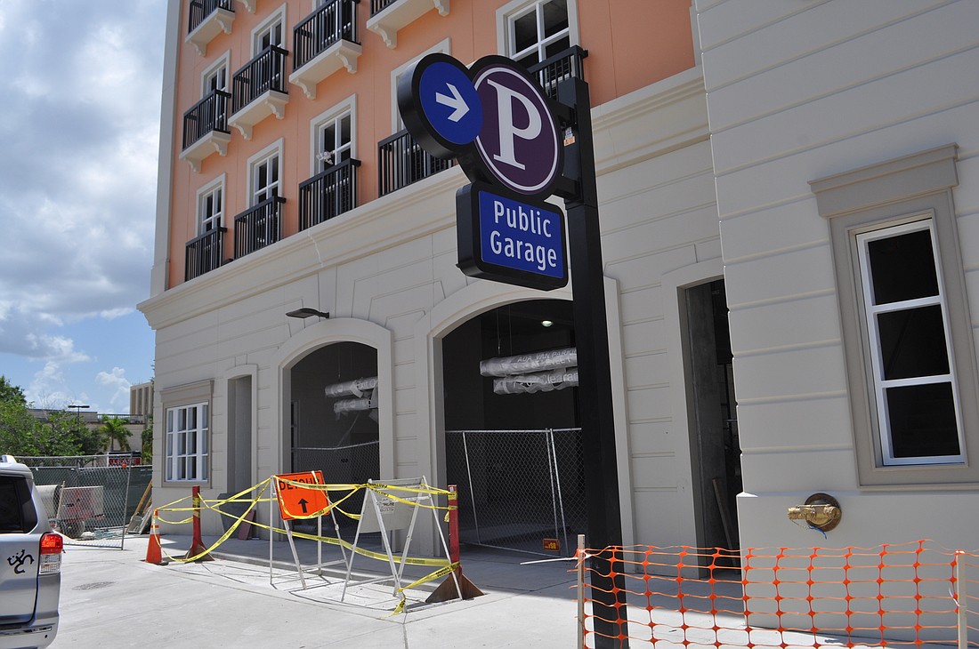 The State Street garage is nearing completion, but you won't be able to park in it for another two weeks.