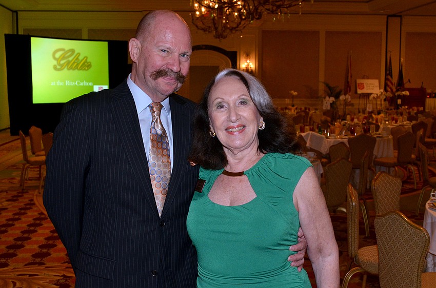 Doug Crossan and Chairwoman Marilyn Benzer