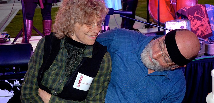 Pearl and Joel Bailes show off their dance moves.