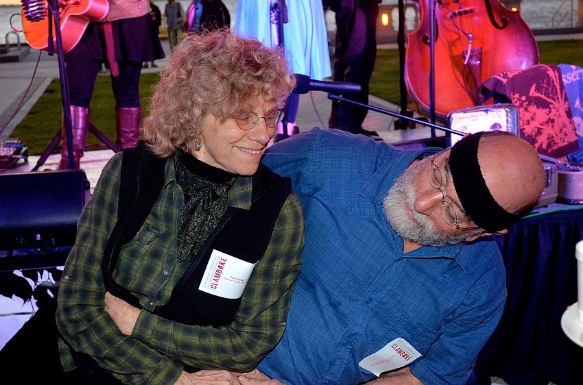 Pearl and Joel Bailes show off their dance moves.