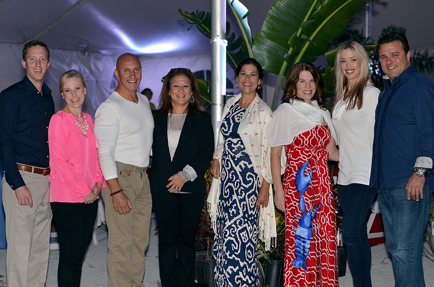 Co-Chairs Max and Stephanie Hannum, Jim and Debbie LaPinska, Paula Murray, Renee Phinney and Kristy and Tom Cail