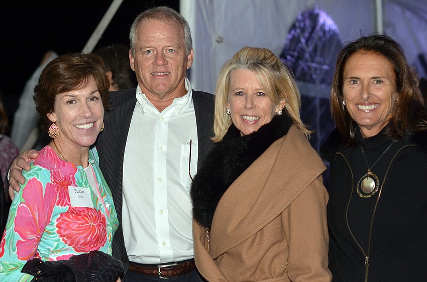 Susan and Mark Doane with Anne Davy and Melissa deLisser