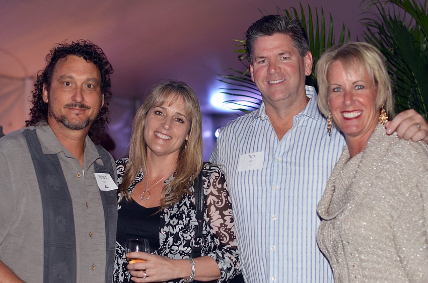 Bob and Pam Plank with Tim and Beth Self