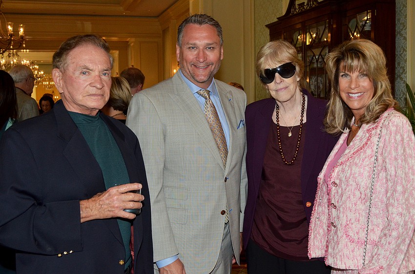 Dr. Herbert Kaufman, Doug Holder, Maija Kaufman and Carolyn Ann Holder