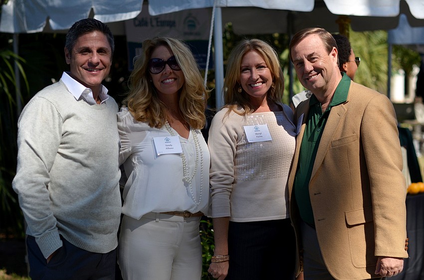 Michael and Sandy Albano with Sheryl Vieira and Tom Waters