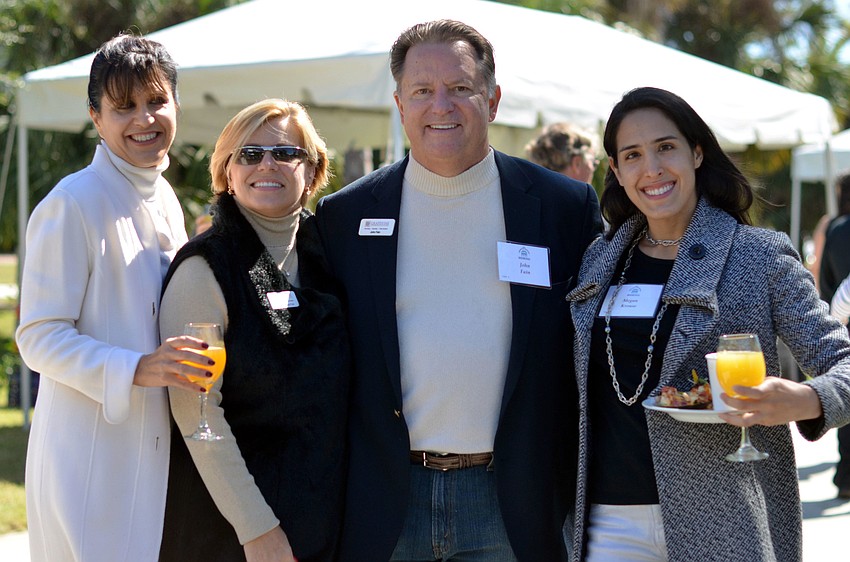 Lisa Krouse, Angela Massaro-Fain, John Fain and Megan Krouse