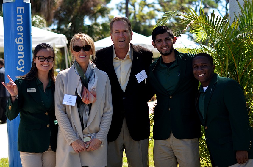 Elizabeth Nader, Sandy and Congressman Vern Buchanan, Marcos Gonzalez and Coy Carter