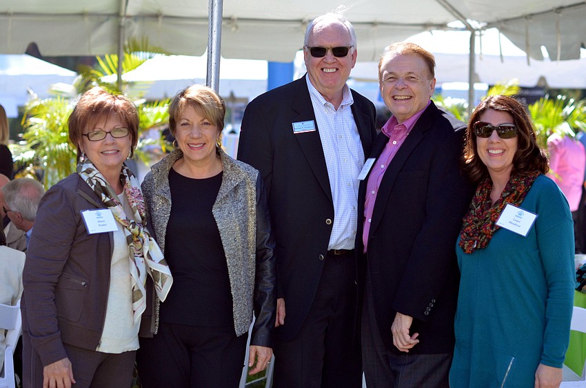 Marie Pender, Pat Thompson, Michael Pender, Larry Thompson and Lauri Mendoza