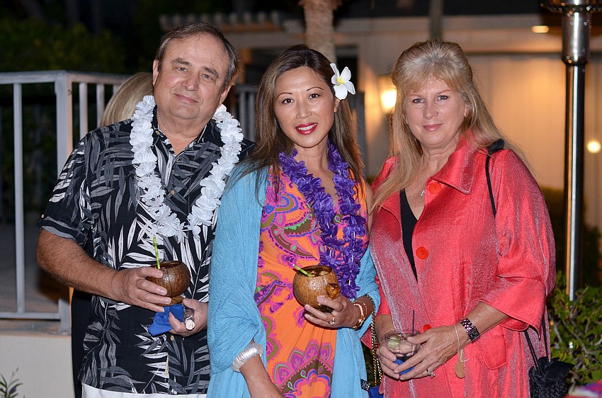 Fritz and Ping Faulhaber with Julie Milton